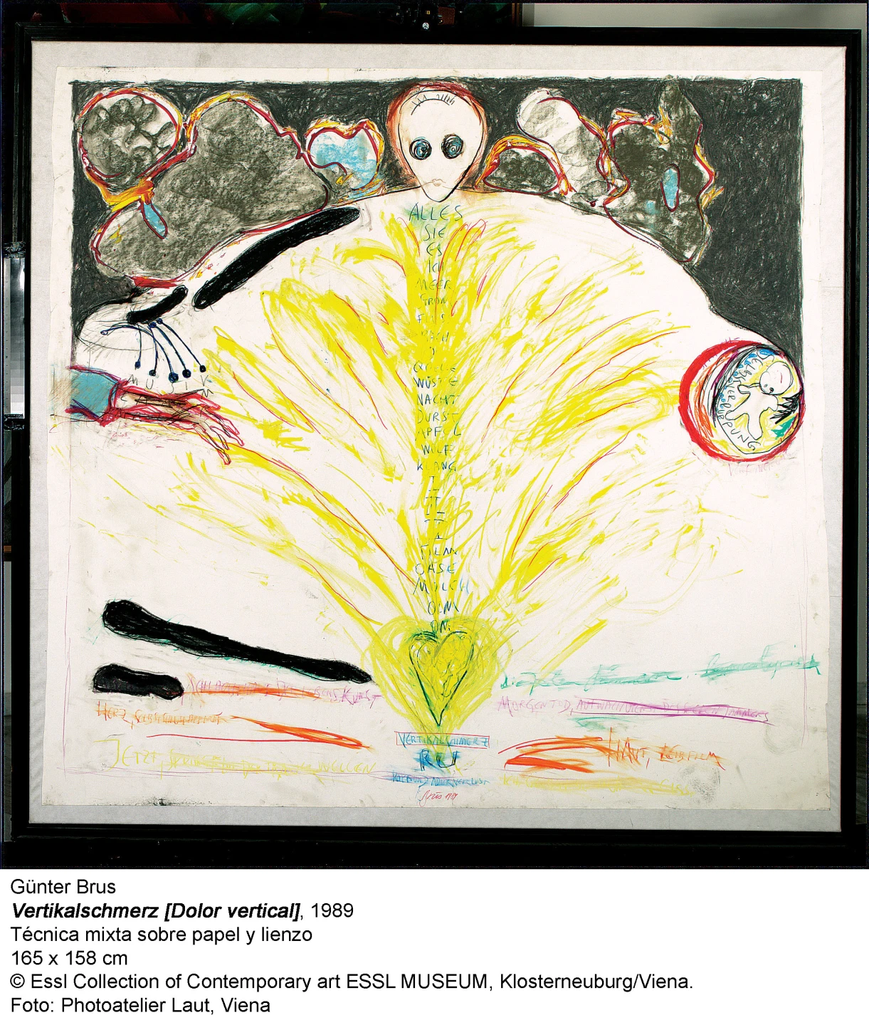 Günter Brus, Vertikalschmerz, 1989