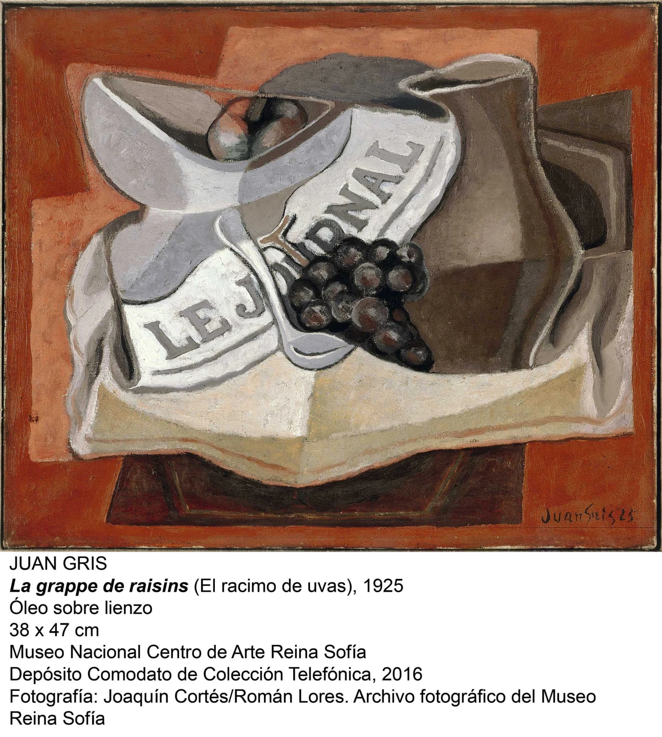 El racimo de uvas (1925). Juan Gris