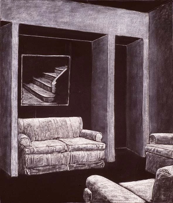 Juan Muñoz, Raincoat Drawing, 1992-1993