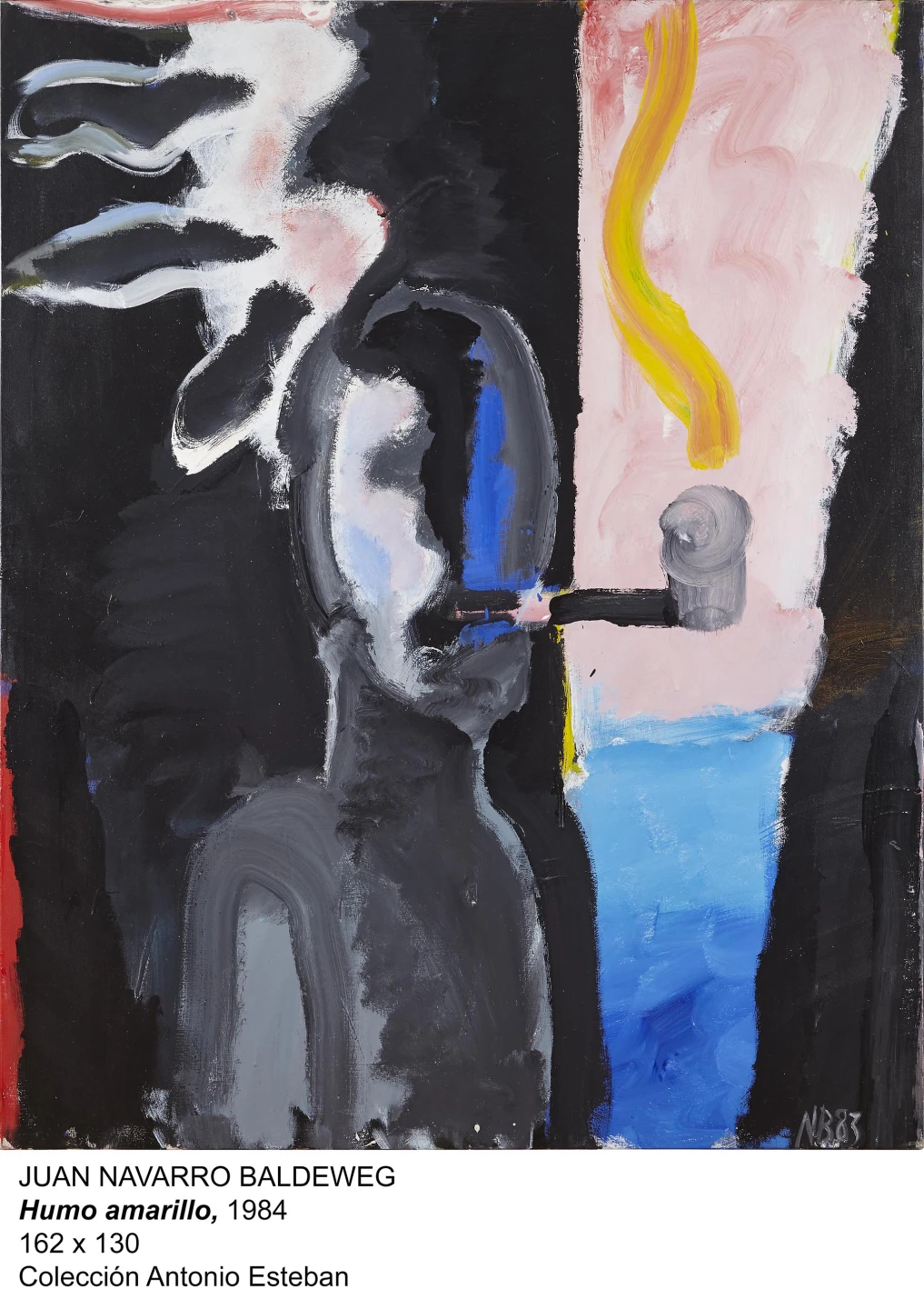 Juan Navarro Baldeweg. Humo amarillo, 1984