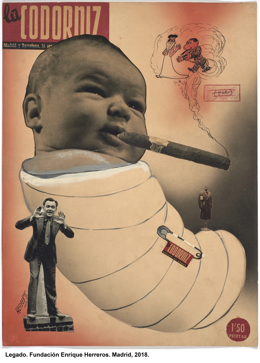 Portada de La Codorniz, obra de Enrique Herreros