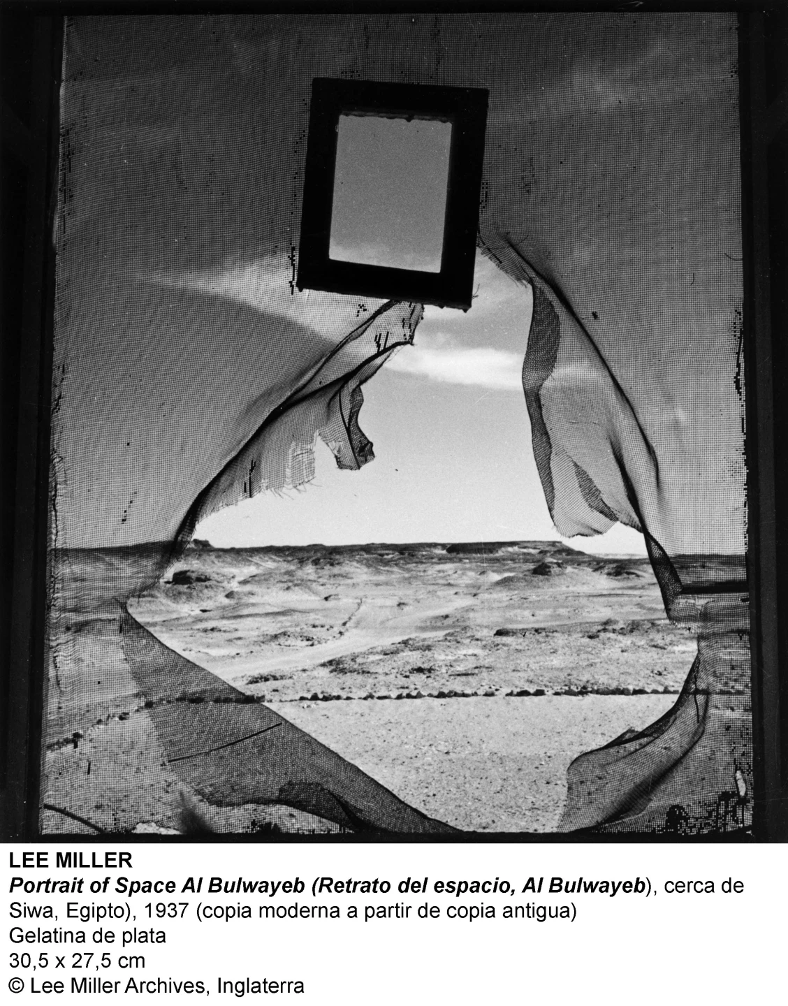 Lee Miller. Retrato del espacio, 1937.