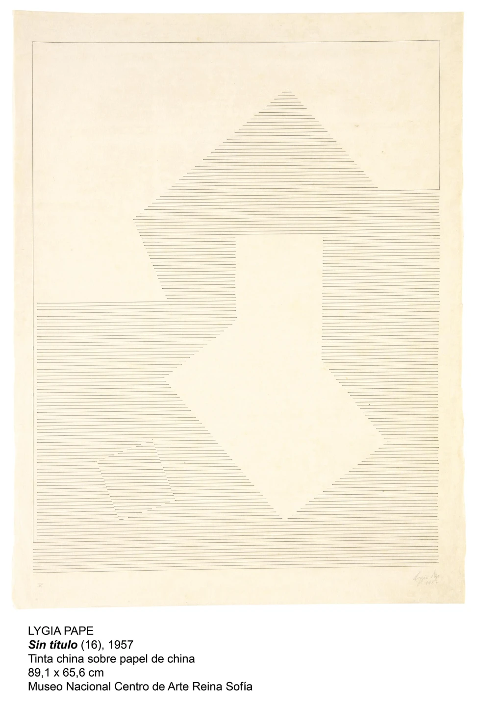 Lygia Pape. Sin título (16). 1957