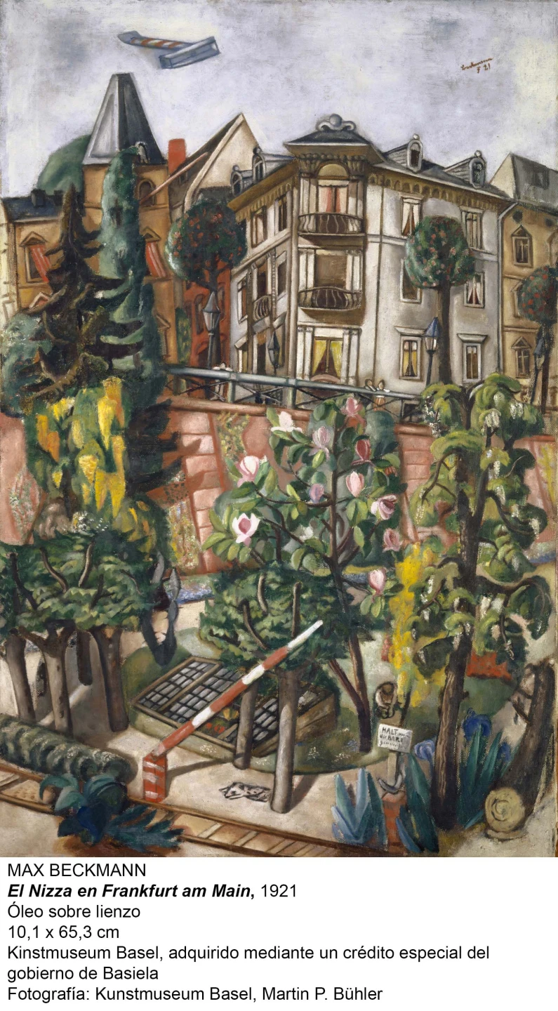 Max Beckmann. El Nizza en Frankfurt am main, 1921.