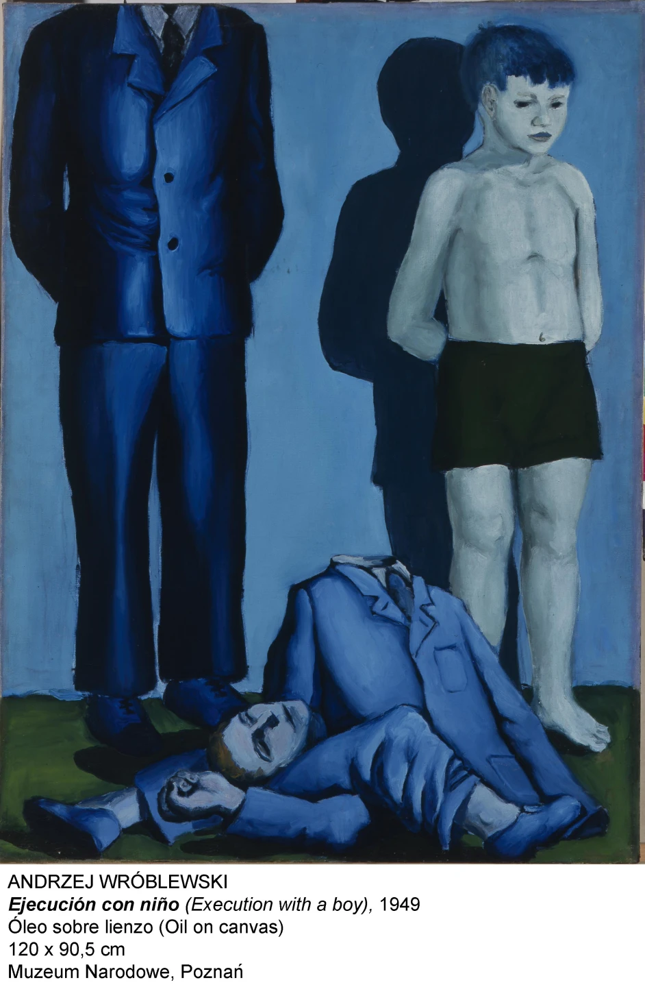 Ejecución con niño, 1949. Andrzej Wróblewski. Muzeum Narodowe, Poznan