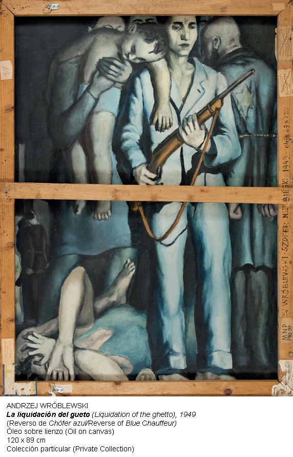 La liquidación del gueto, 1949. Andrzej Wróblewski. Colección particular
