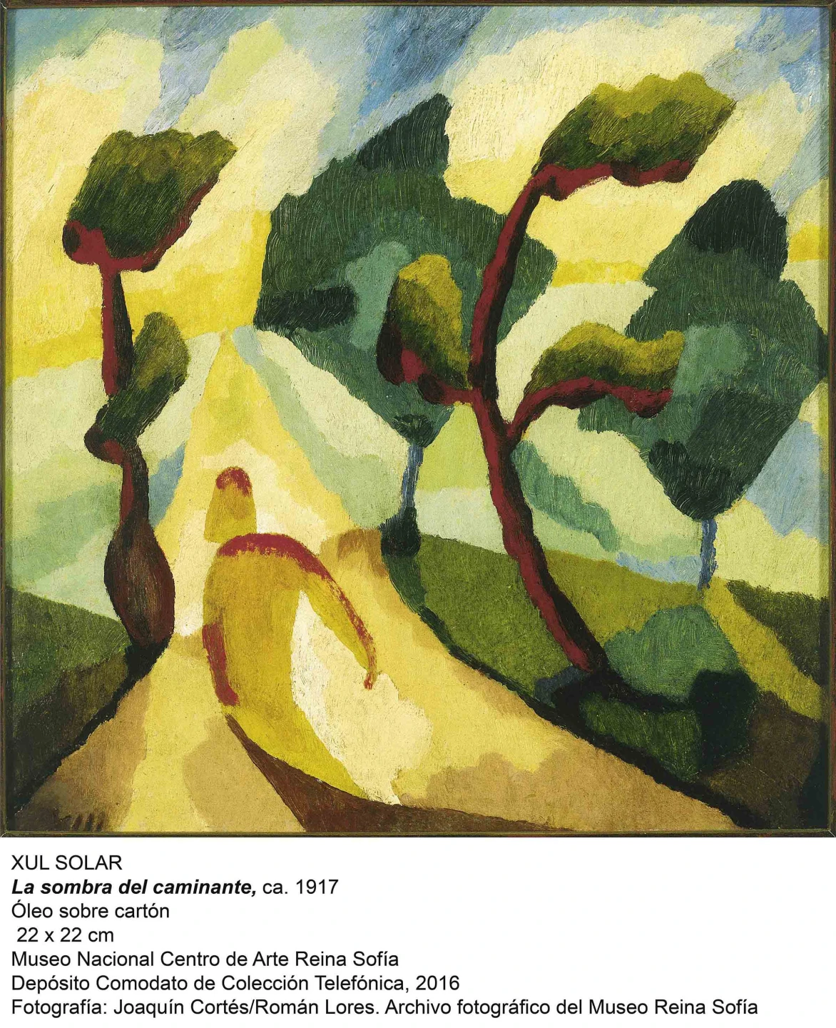 La sombra del caminante (ca. 1917). Xul Solar