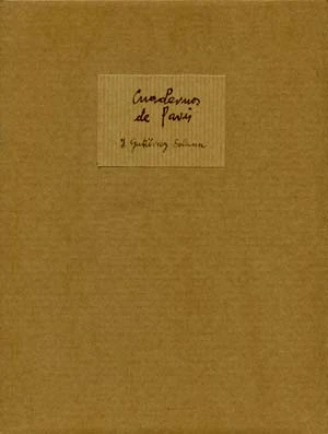 Cuadernos de París. José Gutiérrez Solana