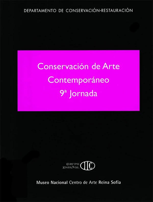 Conservación de arte contemporáneo 9ª jornada