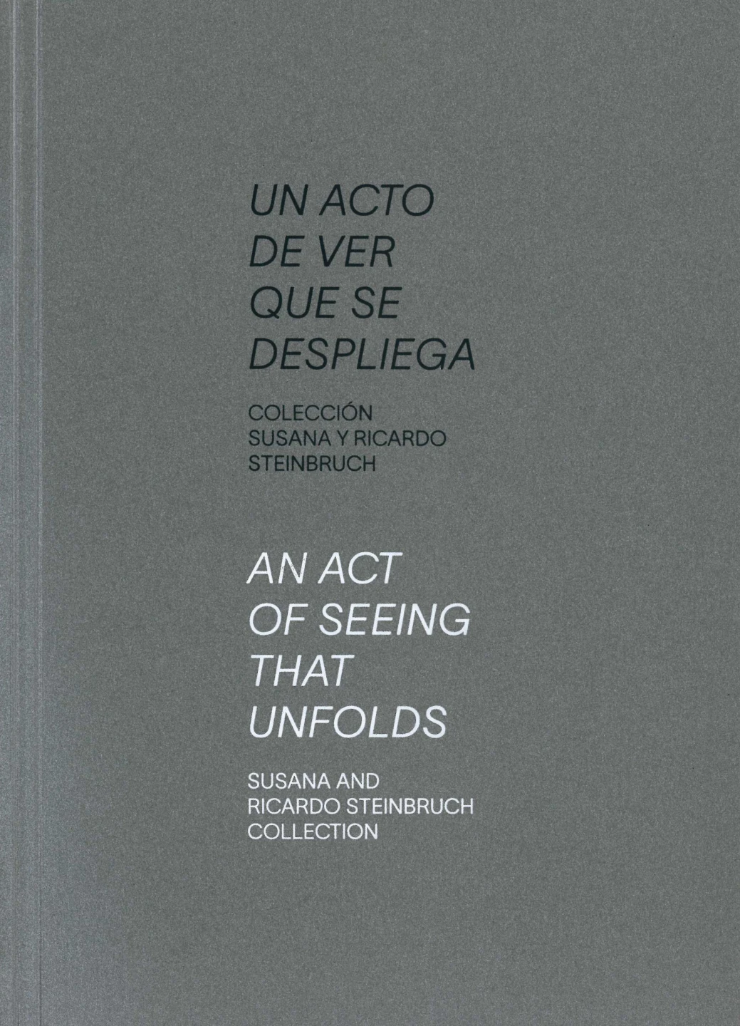 Portada de Un acto de ver que se despliega