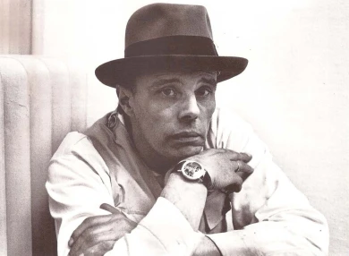 Joseph Beuys en la Kunstalle de Berna, 1969
