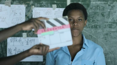 Christian Nyampeta, The Landing Between Us, 2020, película 