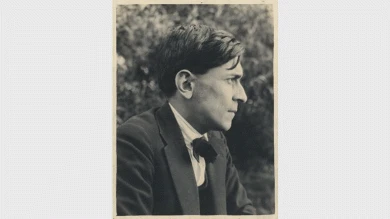 José Malanca. Retrato de José Carlos Mariátegui. Fotografía, 1929. Archivo José Carlos Mariátegui