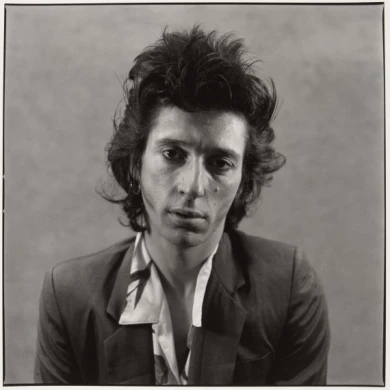 Alberto García Alix. Johnny Thunders, 1988. Gelatinobromuro de plata sobre papel, 47 x 46,5 cm