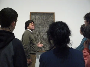 Encuentro del Equipo con Luis Pérez Oramas. Museo Reina Sofía, 2009.