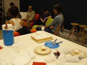 Encuentro del Equipo con Isidoro Valcárcel Medina. Museo Reina Sofía, 2009.