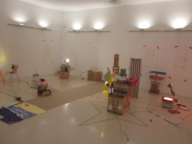 Intervención en espacios del Museo. Museo Reina Sofía, 2011