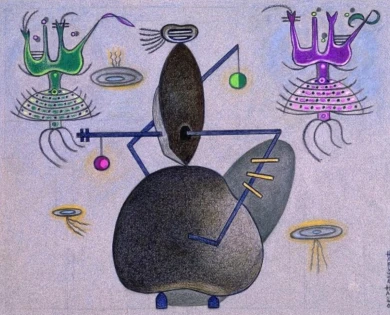 Maruja Mallo, Protozoarios, 1981. Museo Reina Sofia