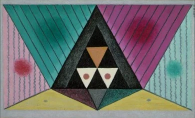 Maruja Mallo, Máscara tres-veinte, 1975-1978. Museo Reina Sofia