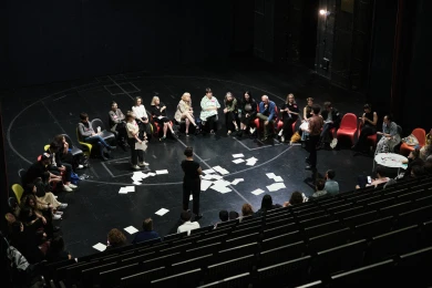 Session of the School of Common Knowledge at the MSU Zagreb, 2024. Photo: Vanja Babic