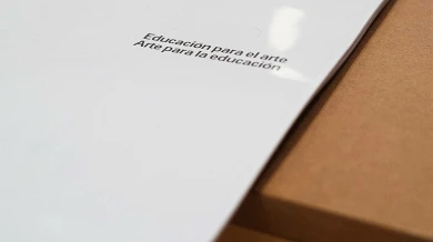 Material de trabajo del grupo Situar la mediación, Museo Reina Sofía, 2018. Foto: Alejandra Pastrana
