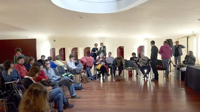 Vista del Edificio Nouvel, Sala de Protocolo, Museo Reina Sofía
