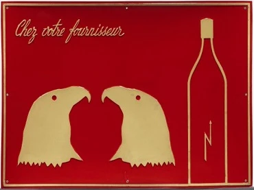 Marcel Broodthaers. Chez votre fournisseur / From you Supplier / Chez Votre Fournisseur (Le Vinaigre des Aigles), 1968
