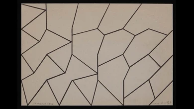 Elena Asins. Strukturen KV 46 (Estructuras KV 46), 2009. Colección Museo Reina Sofía