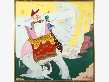 Rafael Pérez-Mínguez, Sin título (El elefante), 1973