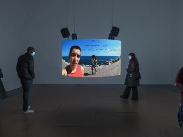 Claudia Pagès, Gerundi Circular [Gerundio Circular], 2021. Museu d&#039;Art Contemporani de Barcelona. Fotografía: Roberto Ruiz