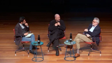 Antonio Lucas, Manuel Segade y Miguel Falomir en conversación por el Día Internacional de los Museos 2026 en el Museo Reina Sofía