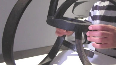 Exploración táctil en Museo a mano