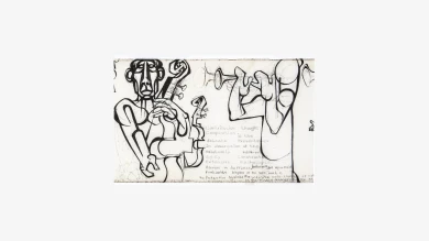 Dumile Feni, Hector Pieterson, 1987, detalle 