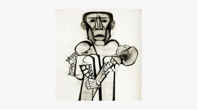 Dumile Feni, Hector Pieterson, 1987, detalle