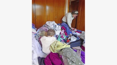 Darya von Berner, Cintia, de la serie fotográfica Political Maternity [Maternidad política], 2015-2019