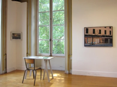 Claire Tenu. Vista de exposición. Saint-Ouen, 2011