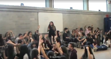 Luz Broto Lema, Salir del aula. Un día sin profes, 2017, película