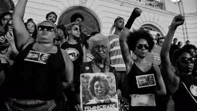 Fabio Caffe (Colectivo Favela em Foco), Protestas en Río por el asesinato de Marielle Franco, 2018