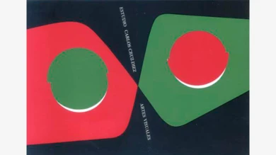 Diseño de papelería para el Estudio de Artes Visuales de Carlos Cruz-Diez, Caracas, 1957. © Estate of Carlos Cruz-Diez / Bridgeman Images, Madrid, 2021