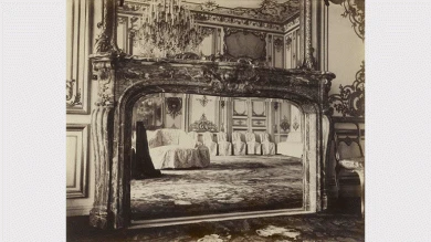 Eugene Atget. Cheminée, hôtel de Matignon (Hôtel du maréchal de Montmorency, ancienne ambassade d&#039;Autriche ) 57 rue de Varenne, 7eme arrondissement, Paris, 1905. Musee Carnavalet, Paris/Roger-Viollet