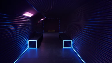 Vista de sala de la exposición Francisco López. Sin título #223. Museo Reina Sofía, 2010