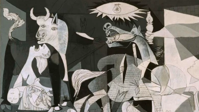Pablo Picasso, Guernica (detalle), 1937. Museo Nacional Centro de Arte Reina Sofía. © Sucesión Pablo Picasso. VEGAP, Madrid