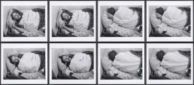 Mladen Stilinović, Umjetnik radi [Artista trabajando], 1978. Museo Reina Sofía