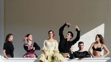 Alumnos del Conservatorio Superior de Danza María de Ávila de Madrid