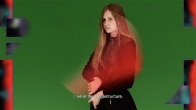 Metahaven, The Sprawl: Propaganda about Propaganda [La diseminación: propaganda sobre propaganda], 2015, película 