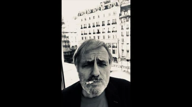 Roberto Jacoby en su casa en Buenos Aires, 2018. Foto: Nacho Marciano