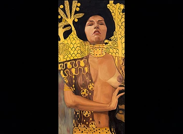 Claudia Coca. Judith. Apres, Klimt, 2004. Óleo sobre lienzo. Cortesía de la artista