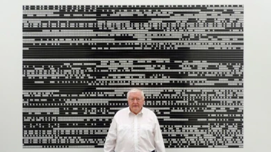 Peter Kubelka, ante su película Arnulf Rainer (1960), 2016