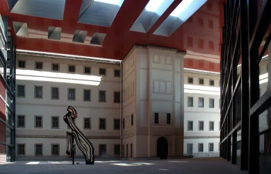 Vista del Patio Nouvel. Museo Reina Sofía
