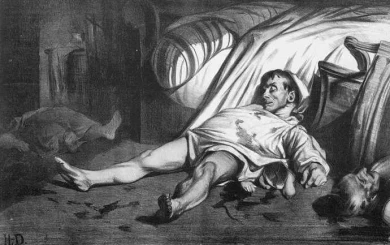 Honoré Daumier. Rue Transnonain,15 de abril de 1834